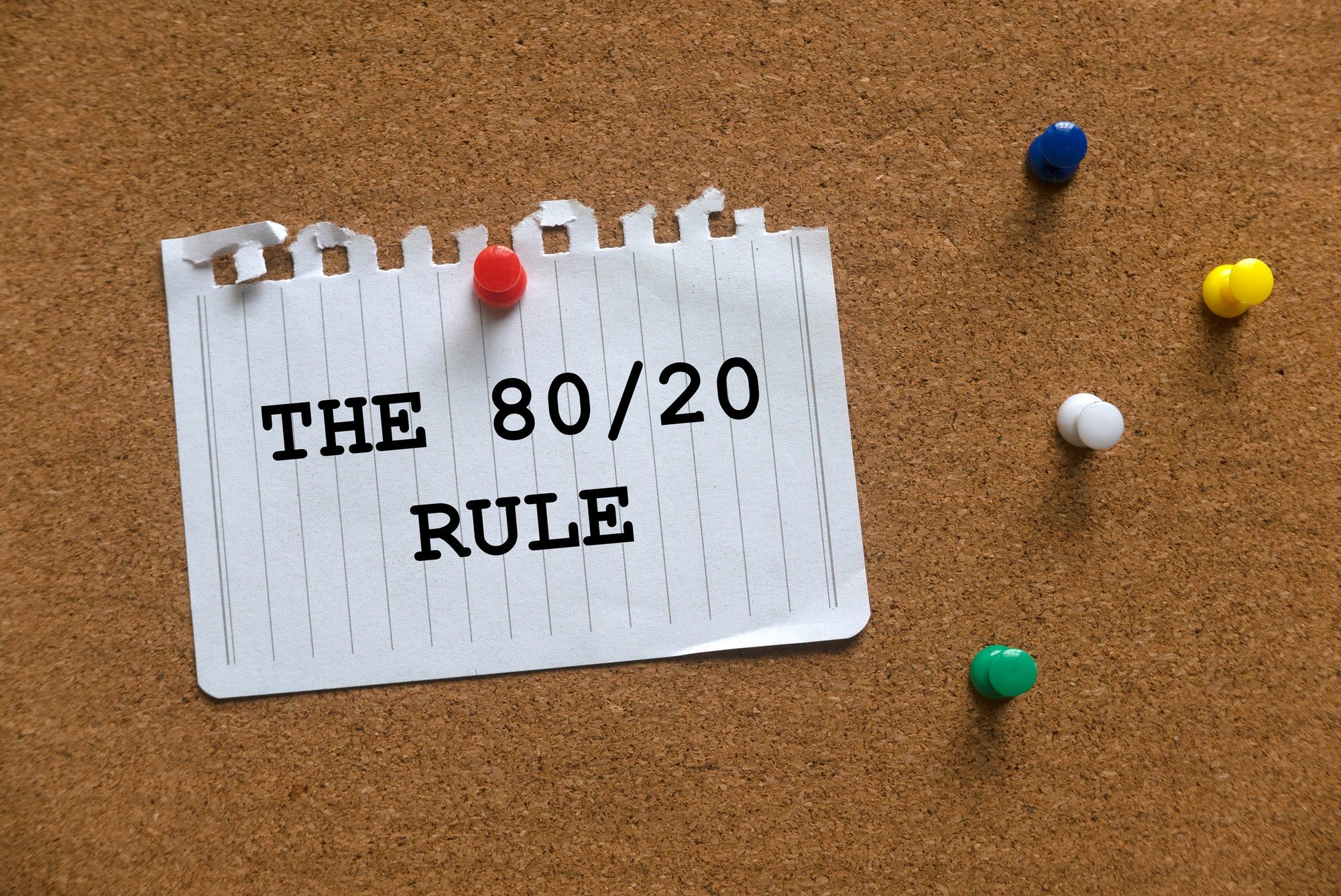 A piece of paper with the 80/20 rule spelled out and what it means to Medicare Supplements Coverage.