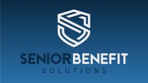 Senior Benefit Solutions logo on a color background.