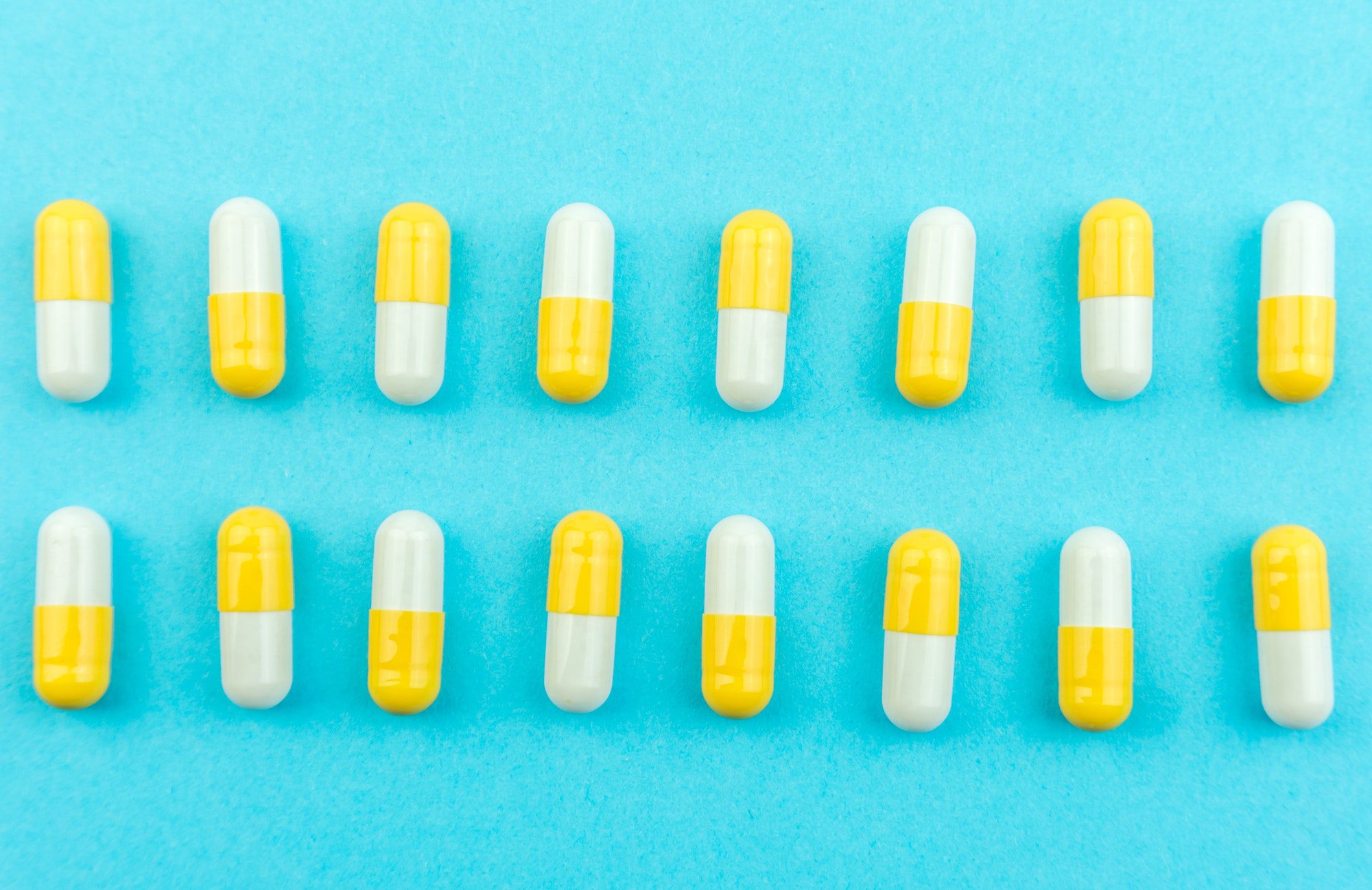 Assortment of capsules vitamins or prescription drugs used for a Private Fee-for-Service plans.